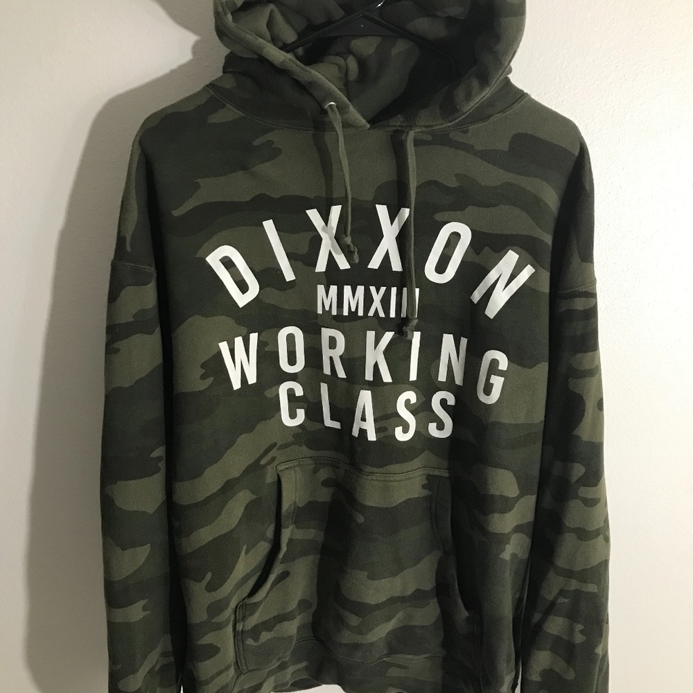 Dixxon Flannel Company Camo Hoodie Sweater Mens Size XL